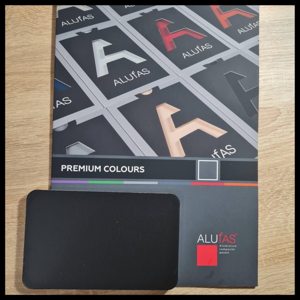 АКП TM — ALUFAS® 4 мм / 0,3 мм / RAL 9005 Jet Black